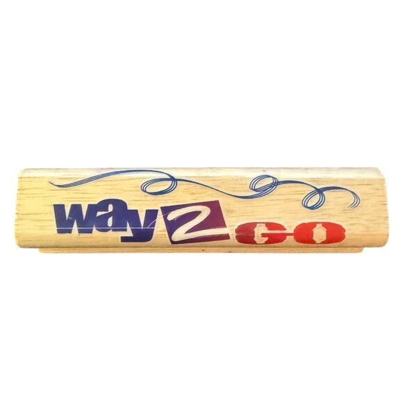 Stamps Etc Way 2 Go Rubber Stamp CRI-090-B - Picture 1 of 3
